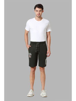 Van Heusen Innerwear - Men Zipper Pocket & Ultra Soft Knit Shorts - Olive