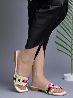 Shoetopia - Casual Cream Flats for Women