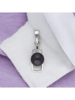 Sri Jagdamba Pearls - 925 Sterling Silver Qushi Light Weight Pearl Pendant