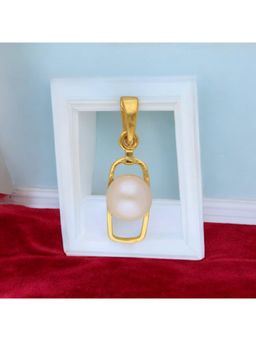 Sri Jagdamba Pearls - 925 Sterling Silver Wishi Simple Pearl Pendant