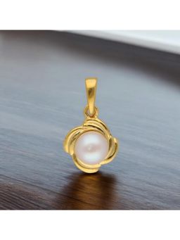 Sri Jagdamba Pearls - 925 Sterling Silver Trendy Simple Pearl Pendant