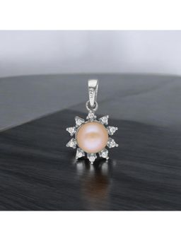Sri Jagdamba Pearls - 925 Sterling Silver Manya Simple Pearl Pendant