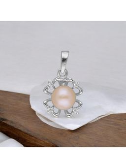 Sri Jagdamba Pearls - 925 Sterling Silver Yadavi Designer Pearl Pendant