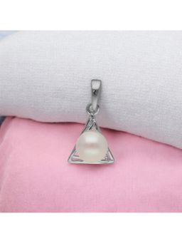 Sri Jagdamba Pearls - 925 Silver Ella Collection Prisha Designer Pearl Pendant