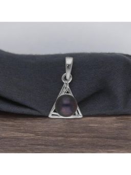 Sri Jagdamba Pearls - 925 Sterling Silver Rachana Simple Pearl Pendant