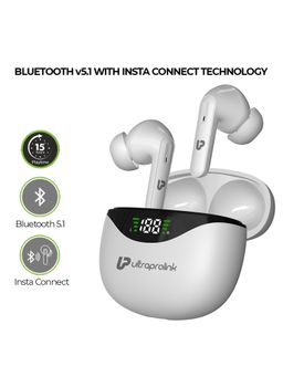 UltraProlink - UM1095 True Wireless Stereo Earphones with Touch Control|LED Display|ENC Mic|Game Mode