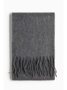 H&M - Women Grey Brushed-Finish Scarf