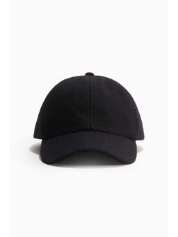 H&M - Men Black Wool-Blend Cap