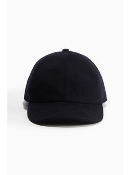 H&M - Men Navy Blue Wool-Blend Cap