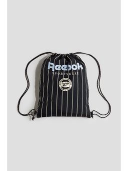 H&M - Kids Black Print-Motif Gym Bag