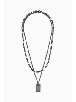 H&M - Men Black 2-Pack Necklaces