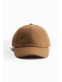 H&M - Men Beige Wool-Blend Cap