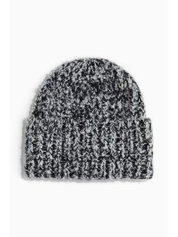 H&M - Men Black Boucle Beanie