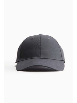 H&M - Men Grey Cotton Twill Cap