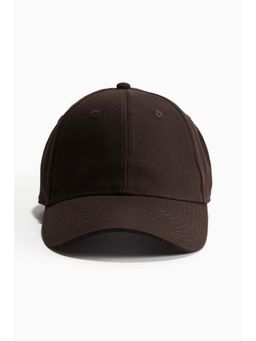 H&M - Men Brown Cotton Twill Cap