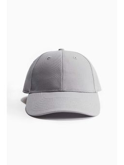 H&M - Men Grey Cotton Twill Cap