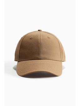 H&M - Men Beige Cotton Twill Cap