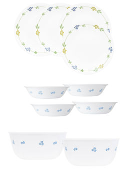 Corelle - Livingware 10 Pc Basic / Mini / Starter Dining Set - Secret Garden
