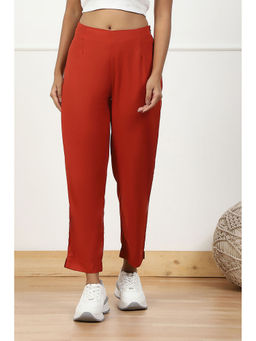 Biba - Womens Red Rayon Pants