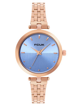 FCUK - Sky Blue Dial Analog Watch For Women - FK00029A (M)