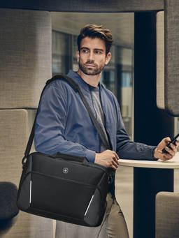Wenger - Xe Xe Compact Brief 16 Laptop Briefcase Black