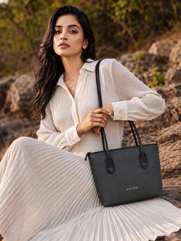 Metro - Black Womens Tote Bag