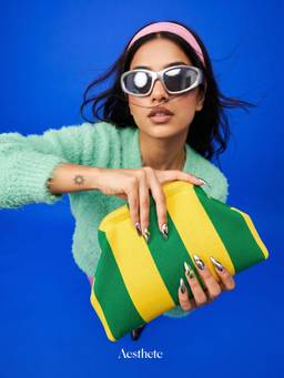 Aesthete - The Shape-Shifter Clutch (Lemon/Chilli)
