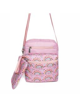 Astrid - Pink Sling Bag With Detachable Pouch For Women