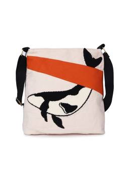 Astrid - Embroidered Bag For Women With Zipper Closure Beige