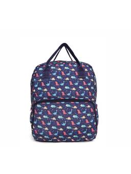 Astrid - Printed Backpack For Girls Medium Size With Zipper Closure