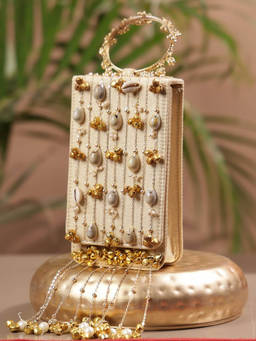 Suave Bags - Tarang Mobile Handbag Golden