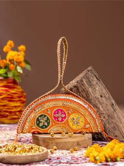 Suave Bags - Chaand Handbag Orange