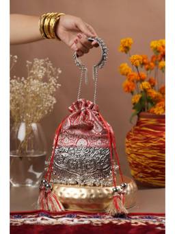 Suave Bags - Brocade Bliss 2.0 Red Bag