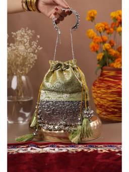 Suave Bags - Brocade Bliss 2.0 Mint Green Bag
