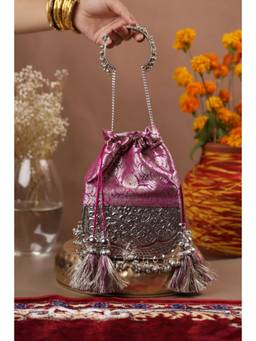 Suave Bags - Brocade Bliss 2.0 Pink Bag