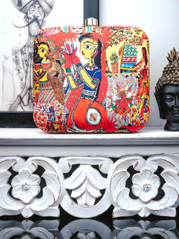 NR by Nidhi Rathi - Printed Multicolor Clutch