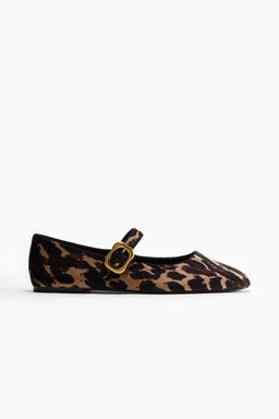 H&M - Women Brown Mary Jane Ballet Flats