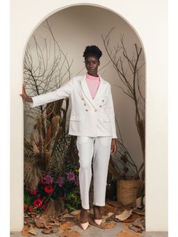 House of Fett - White Rochester Tailored Pants