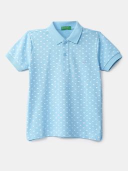 United Colors of Benetton - Boys Printed Polo T-Shirt