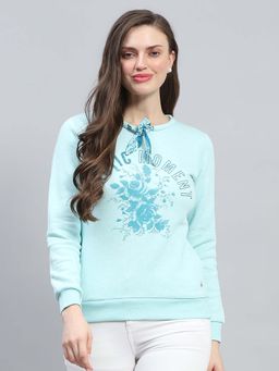 Monte Carlo - Blue Printed Sweatshirt