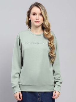 Monte Carlo - Green Printed Sweatshirt