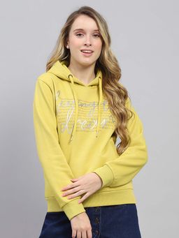 Monte Carlo - Yellow Printed Hoodie