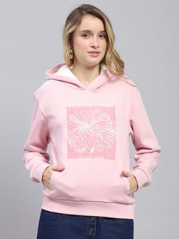 Monte Carlo - Pink Printed Hoodie