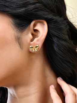 Voylla - Trendy Cupid's Bow Stud Earrings
