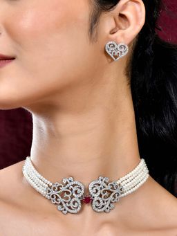 Voylla - Royal Romance Noory Statement Choker and Earrings