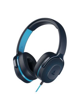 Boat - BassHeads 950v2 N Wired Over Ear Headphones, Lightweight Build with mic (Bold Blue)