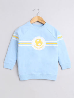 Bumzee - Sky Blue Boys Cotton Sweatshirt