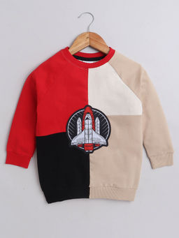 Bumzee - Multi-Colour Boys Cotton Sweatshirt