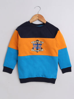 Bumzee - Colorblock Boys Cotton Sweatshirt