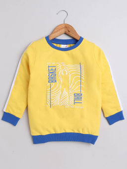 Bumzee - Yellow Boys Cotton Sweatshirt